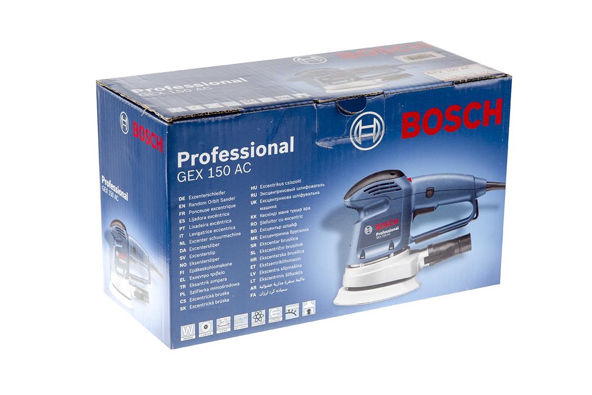 Эксцентриковая машина BOSCH GEX 150 AC Professional купить в Уфе по  доступной цене: характеристики и фото