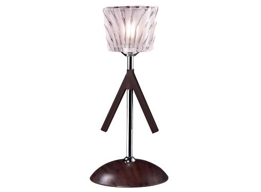 Изображение товара Настольная лампа ODEON LIGHT 2236/1T стиль модерн хром венге 40Вт G9