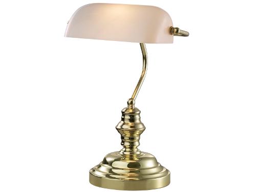 Изображение товара Настольная лампа ODEON LIGHT 2225/1T золото/белый E27 60W