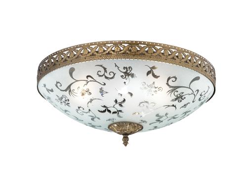 Изображение товара Настенный и потолочный светильник ODEON LIGHT WESLI бронза 3х60W E27 классика