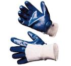Перчатки защитные DOLONI 850 нитриловые синие, полный облив