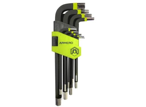 Изображение товара Набор шестигранных ключей ARMERO AK10/091