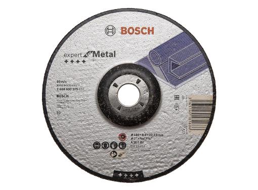 Изображение товара Круг зачистной BOSCH Expert for Metal 180x8x22мм 14А для металла