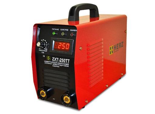 Изображение товара Сварочный инвертор HERZ ZX7-250ТТ 7кВт 250А бытовой и профессиональный