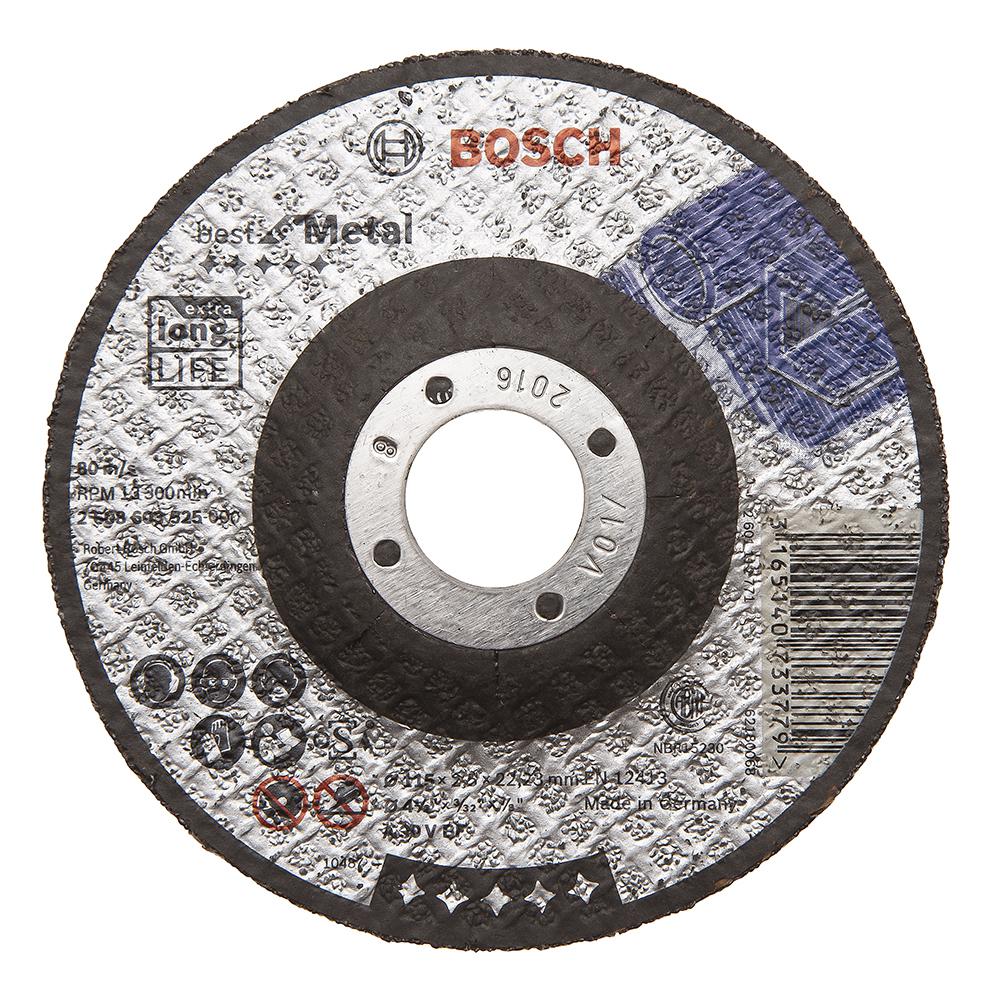 

Круг отрезной Bosch 115х2.5х22 best for metal (2.608.603.525), 115х2.5х22 best for metal (2.608.603.525)