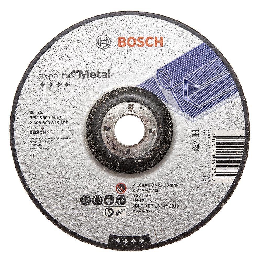 

Круг зачистной Bosch 180х6х22мм 14А, 180х6х22мм 14А