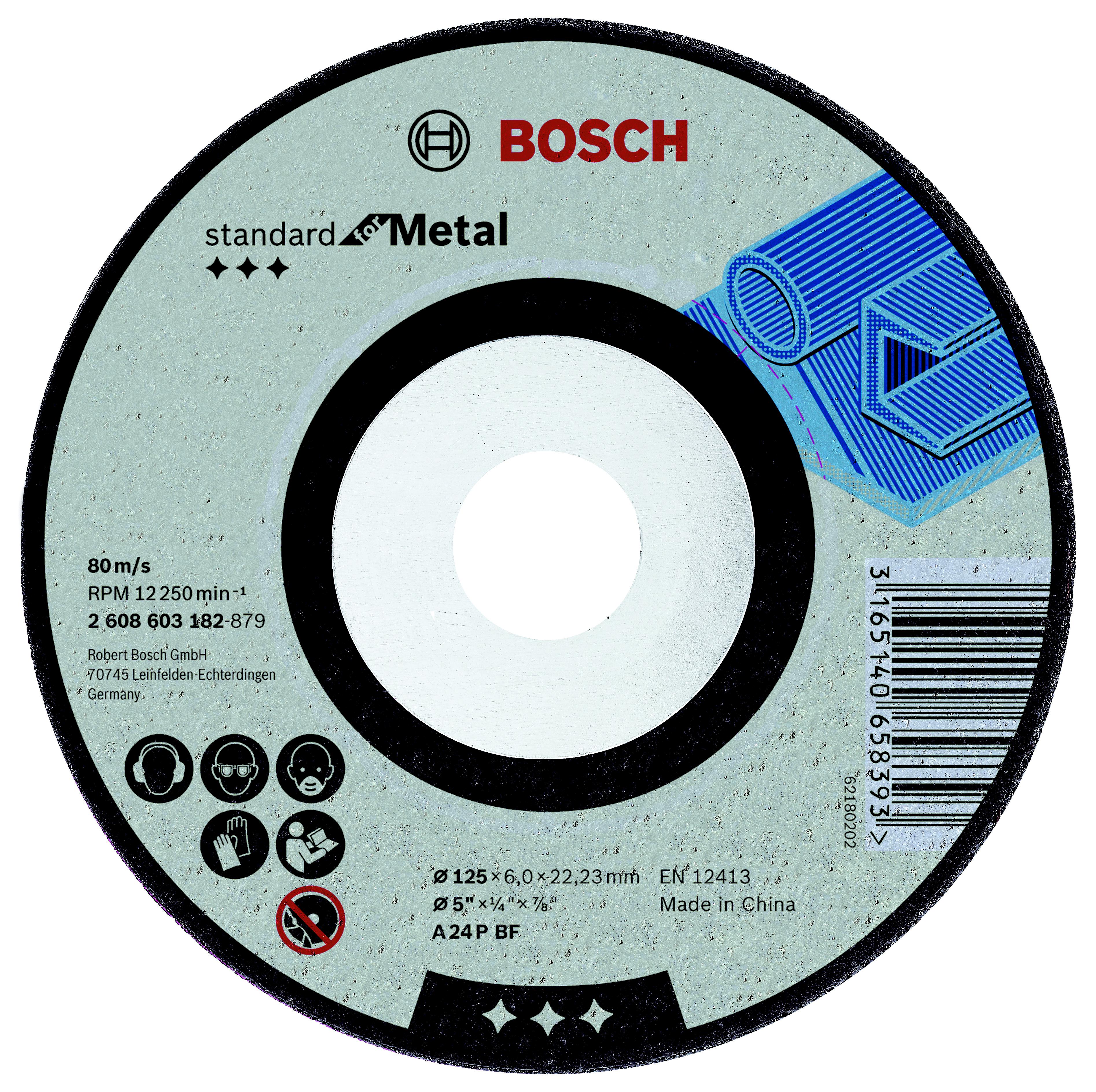 

Круг зачистной Bosch 230х6х22мм 14А, 230х6х22мм 14А