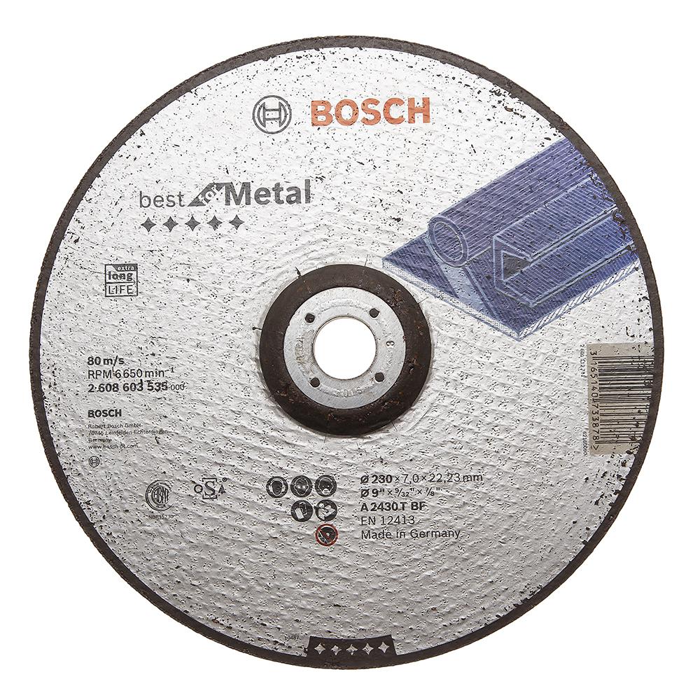 

Круг зачистной Bosch 230х7х22мм 14А, 230х7х22мм 14А