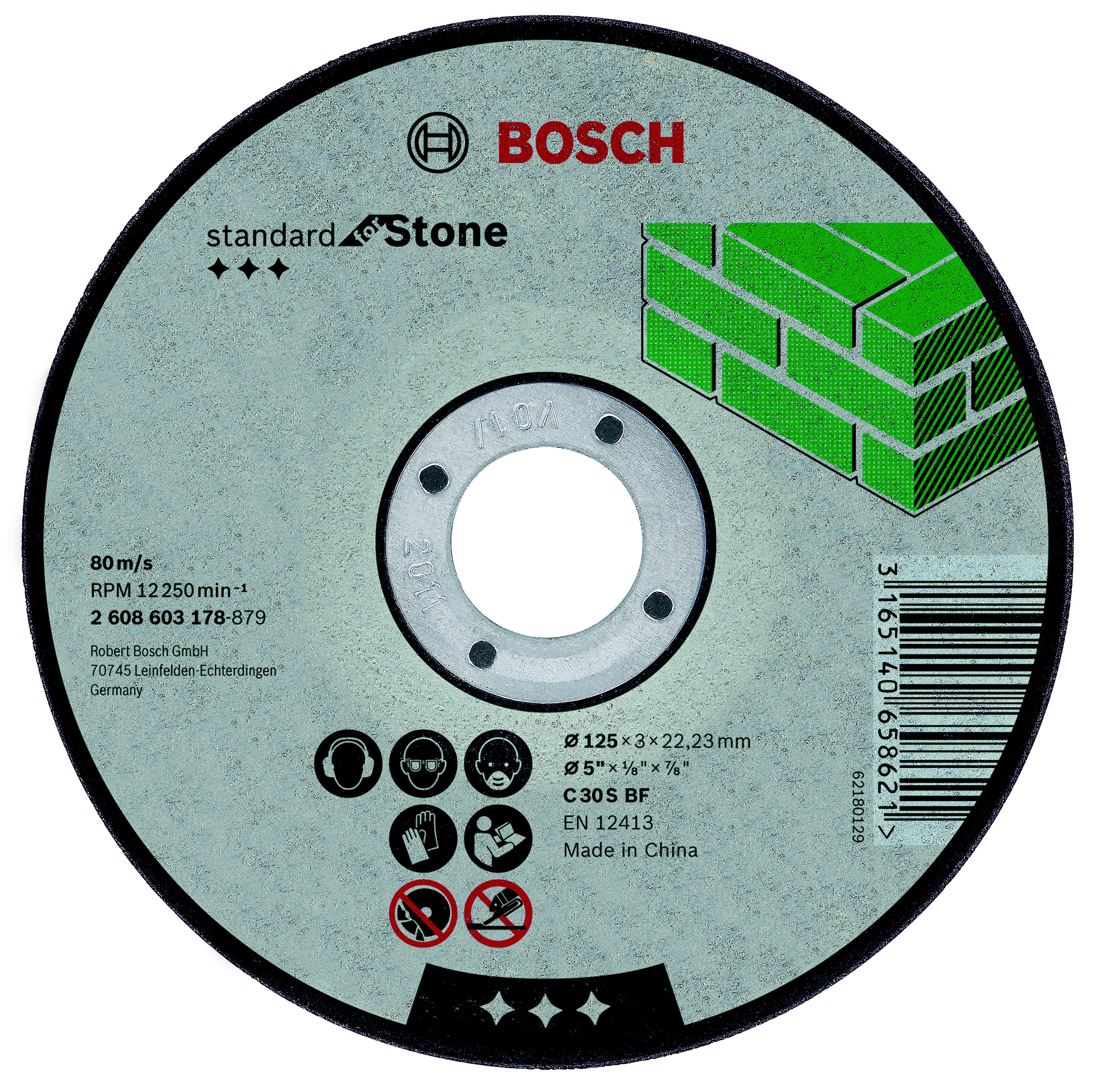 

Круг отрезной Bosch 180х3х22 standard for stone (2.608.603.179), 180х3х22 standard for stone (2.608.603.179)