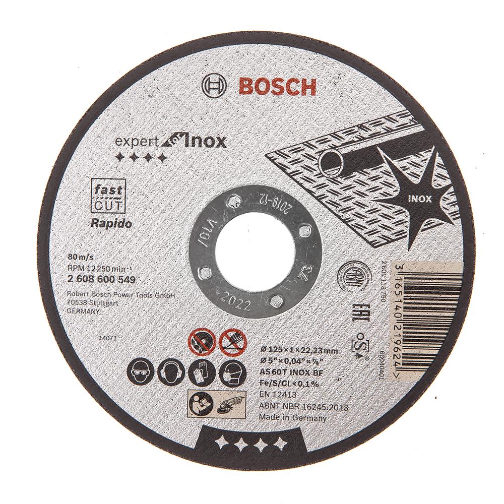 

Круг отрезной Bosch 125х1х22 expert for inox (2.608.600.549), 125х1х22 expert for inox (2.608.600.549)