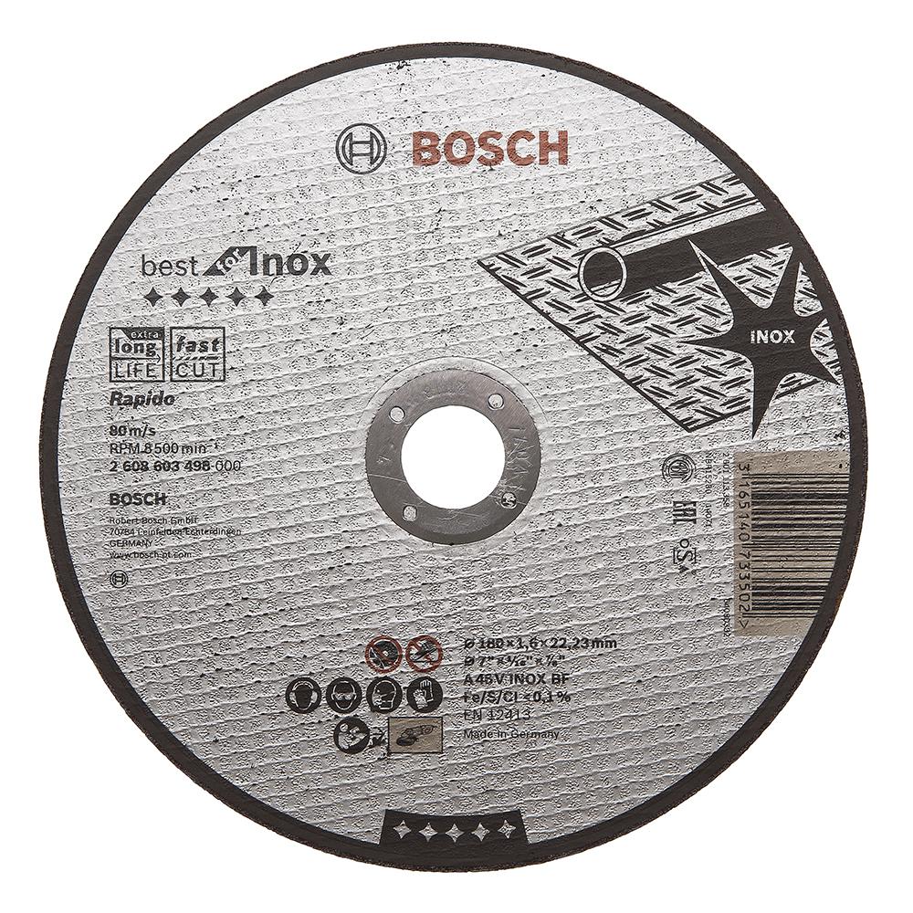 

Круг отрезной Bosch 180х1.6х22 best for inox(2.608.603.498, 180х1.6х22 best for inox(2.608.603.498)