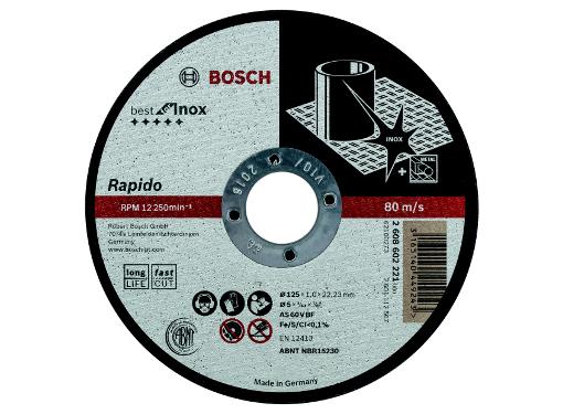   BOSCH 125122 Best for Inox Rapido (2608602221)