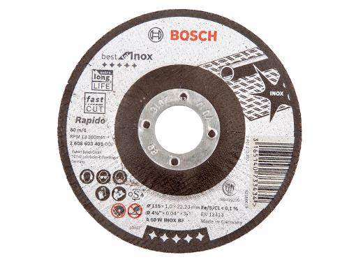 Круг отрезной BOSCH 115х1.5х22 Best for Inox (2608603494)