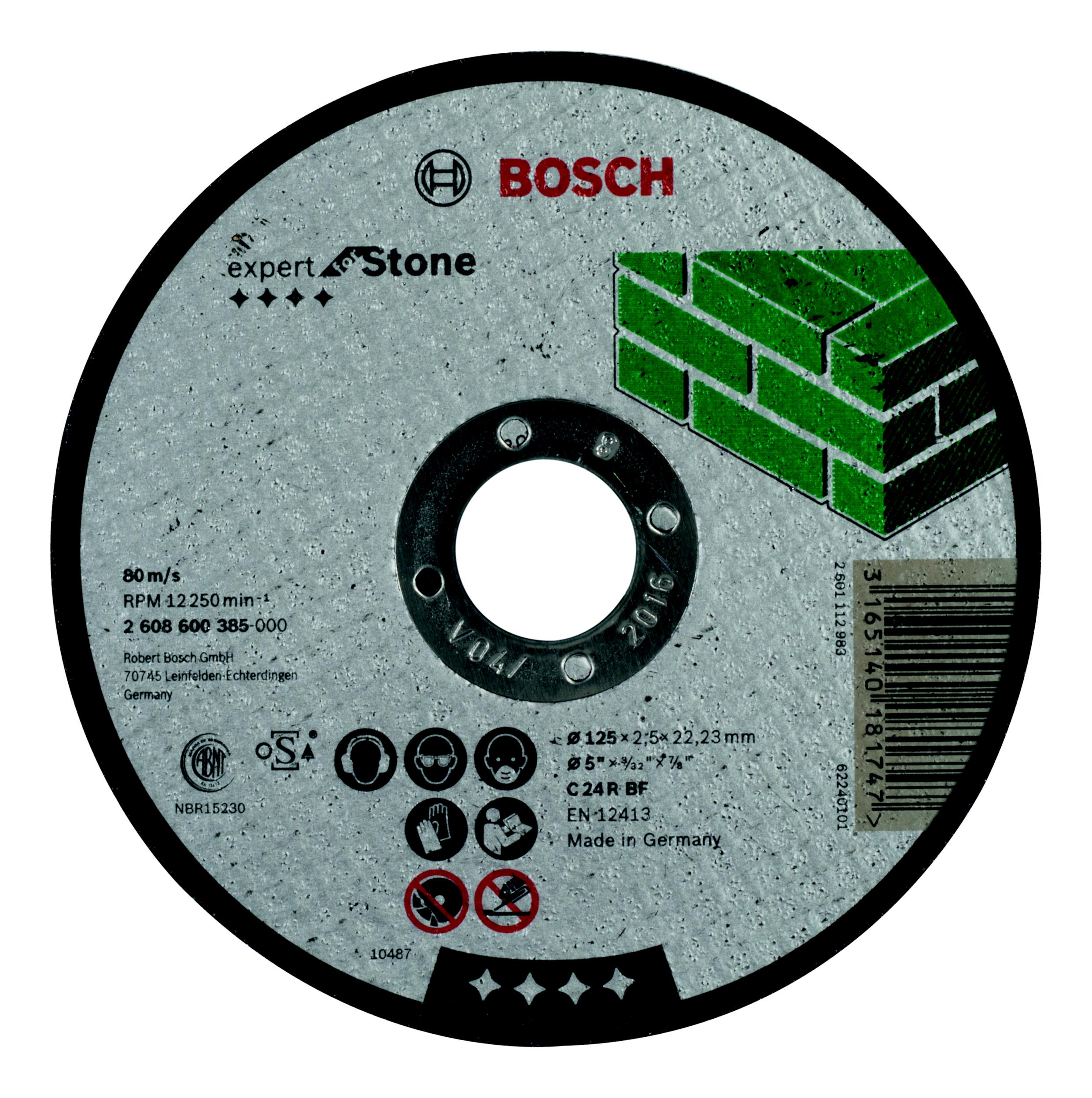 

Круг отрезной Bosch 125х2.5х22 expert for stone (2.608.600.385), 125х2.5х22 expert for stone (2.608.600.385)