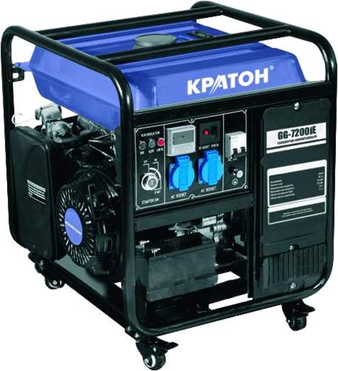 

Бензиновый генератор КРАТОН Gg-7200ie, Gg-7200ie