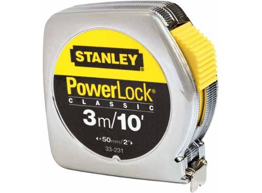Изображение товара Рулетка строительная STANLEY POWERLOCK 3м х 12.7мм, французское качество