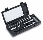 Набор торцевых головок с принадлежностями, 15 предметов STANLEY 1-87-065