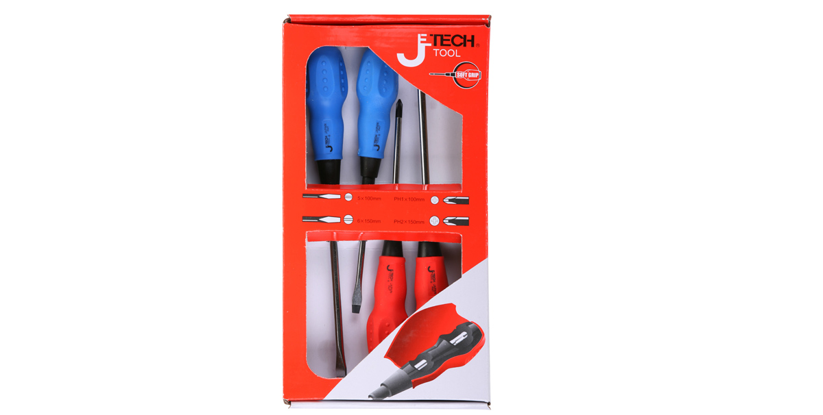 Набор отверток Jetech 4pcs set от 220 Вольт Набор отверток Jetech 4pcs set от 220 Вольт