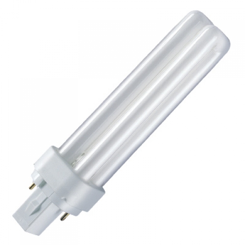 Лампа энергосберегающая Osram Dulux d 18w/840 g24d-2