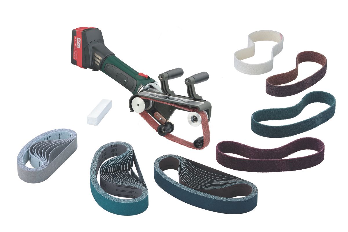 Аккумуляторная ленточная шлифовальная машина METABO RB 18 LTX 60 SET для  труб купить в Сыктывкаре по доступной цене: характеристики и фото