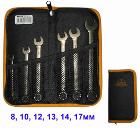 Набор комбинированных гаечных ключей в пенале, 6 шт. SKRAB 44040