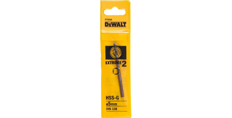 Сверло по металлу DEWALT Ф5х86мм (DT5046QZ)
