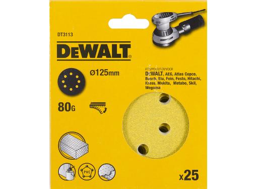  .  DEWALT 125 P80 8.