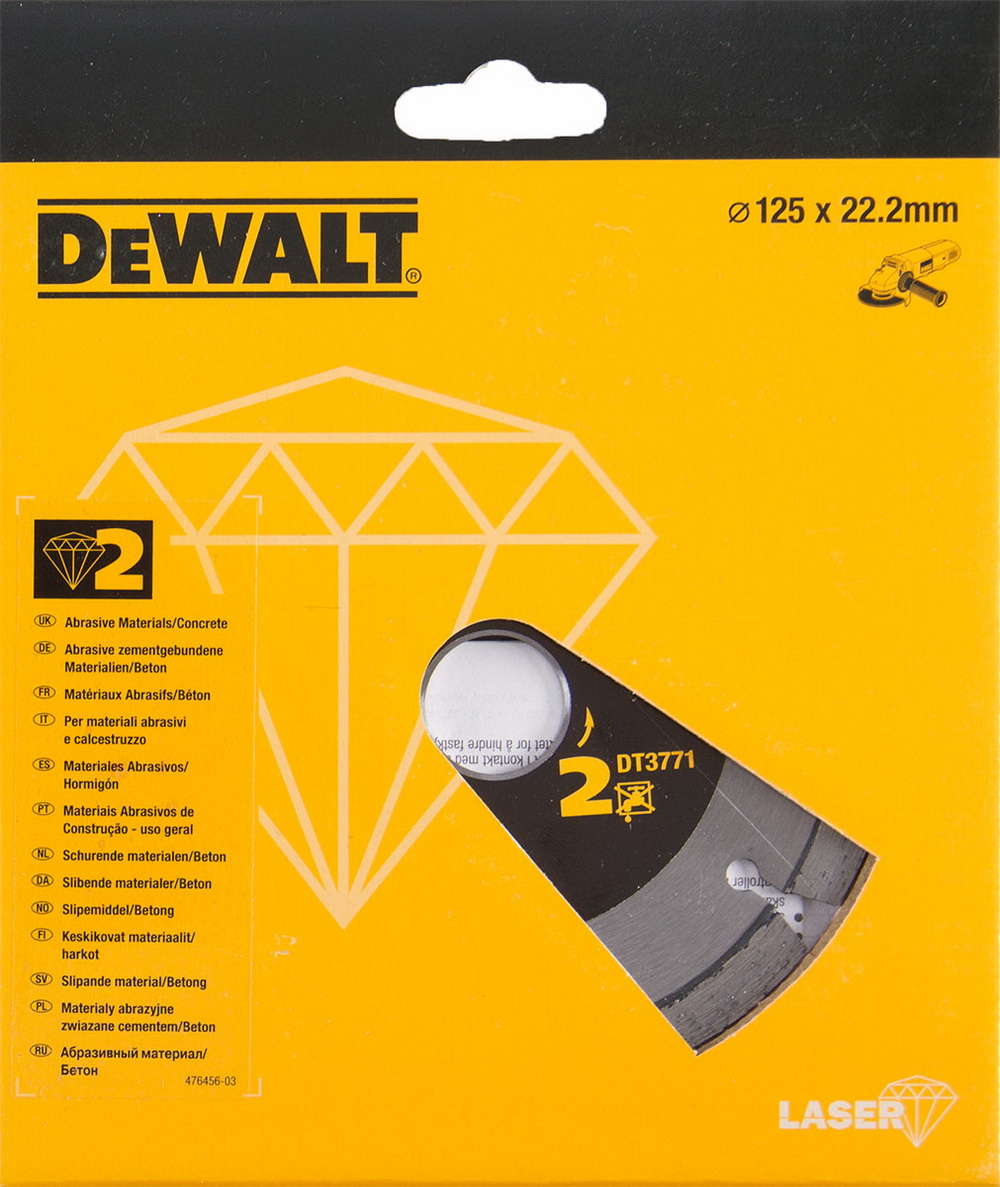 

Круг алмазный Dewalt Dt3771xj
