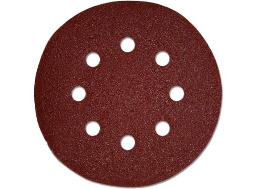 Изображение товара Круг шлифовальный ПРАКТИКА 125мм P120 8 отверстий для эксцентриковой шлифмашины