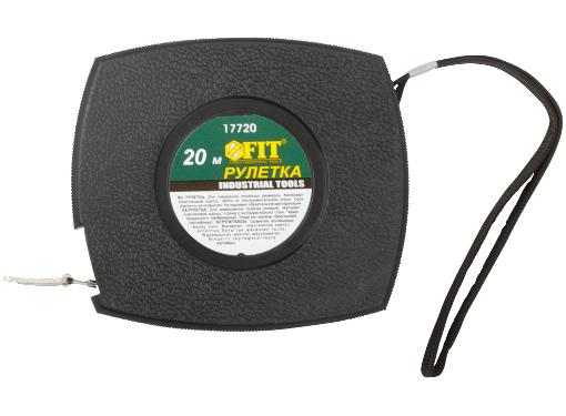 Изображение товара Лента измерительная FIT 17720 20 м стальная пластиковая корпус