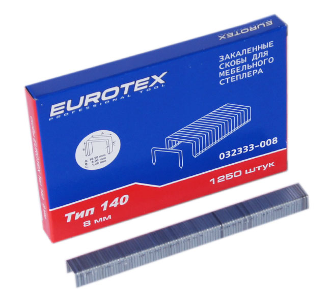

Скобы для степлера Eurotex 032333-008