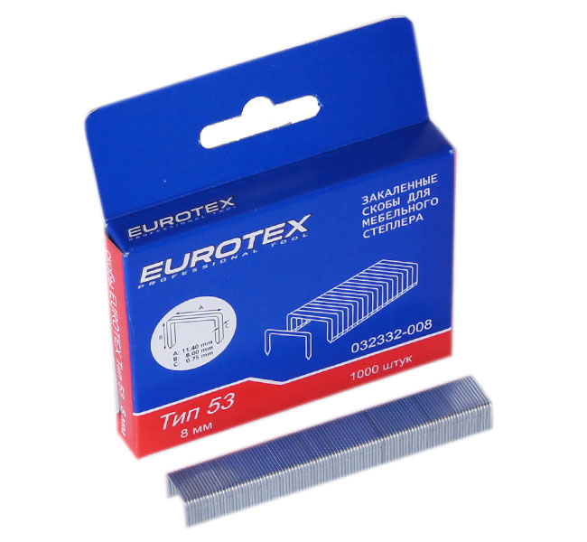 

Скобы для степлера Eurotex 032332-008
