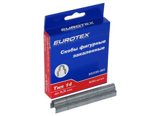 Изображение товара Скобы EUROTEX 032335-001 фигурные для круглого кабеля до 6,5 мм, 1000 шт