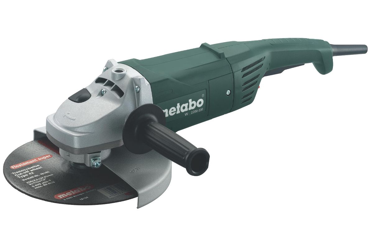 УШМ (болгарка) Metabo W 2200-230 (600335000) - цена, отзывы, фото и  инструкция - купить в Москве, СПб и РФ