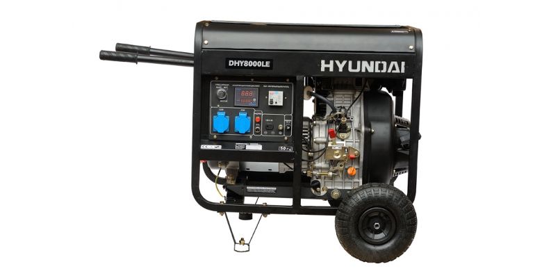 Дизельный генератор HYUNDAI DHY 8000LE