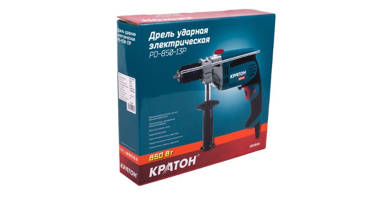 Дрель ударная КРАТОН PD-850-13P