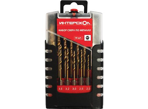 Изображение товара Набор сверл ИНТЕРСКОЛ 2039400800000