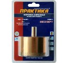 Коронка алмазная ПРАКТИКА Ф82х77мм цилиндрический "Эскперт" (776-201)