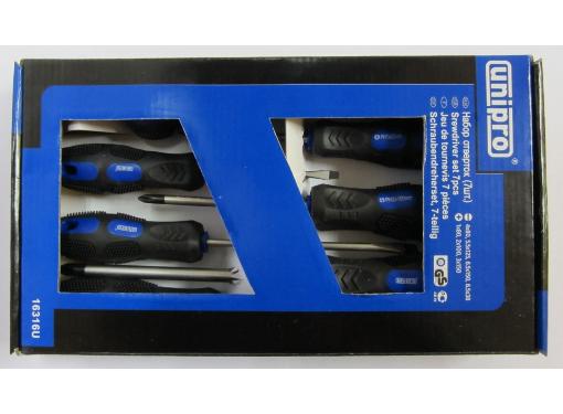 Изображение товара Набор отверток UNIPRO 16316U 7 шт. для бытовых и профессиональных работ