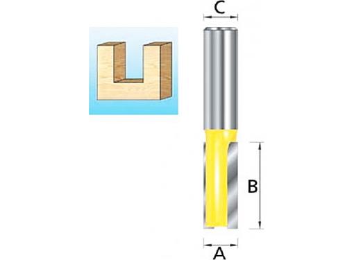 Изображение товара Фреза MAKITA D-10073 пазовая, 2 лезвия, диаметр 10 мм, длина 52 мм
