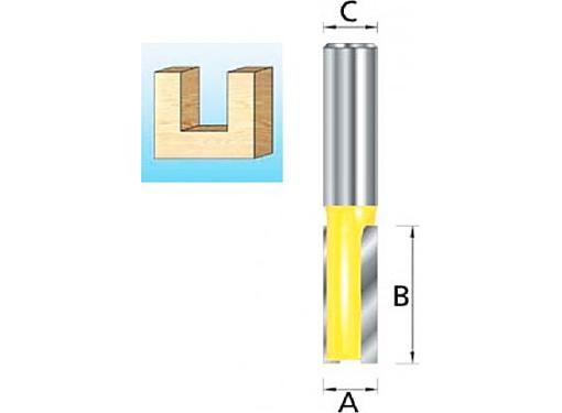 Изображение товара Фреза пазовая твердосплавная MAKITA D-10425 16 мм 12 мм 35 мм