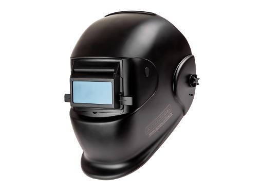 Изображение товара Маска сварочная AURORA BLACK GLASS с подъемным светофильтром, 12 DIN, 108x50 мм