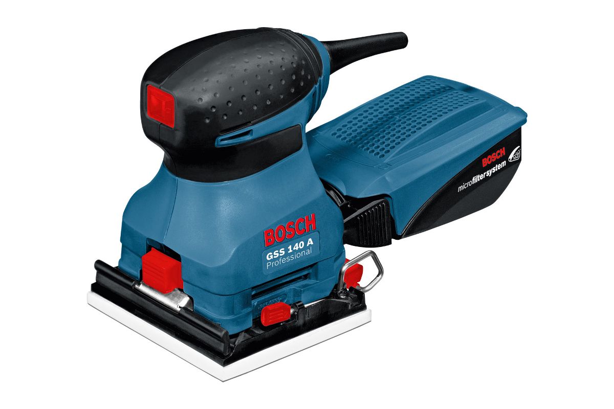 Машинка шлифовальная плоская (вибрационная) Bosch GSS 140 A Professional -  цена, отзывы, фото и инструкция - купить в Москве, СПб и РФ