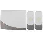 Изображение товара Беспроводной звонок ЭРА C91-2 с двумя кнопками 100 м IP44 белый