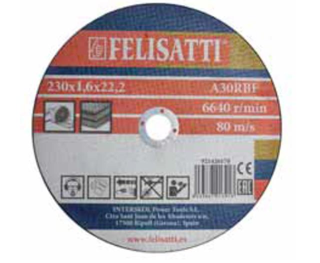 

Круг отрезной Felisatti 230х1.6х22 921420170