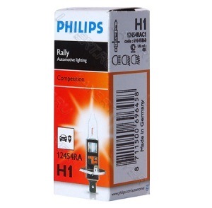 

Автолампа Philips H1 (100) p14.5s rally 12v /10/100