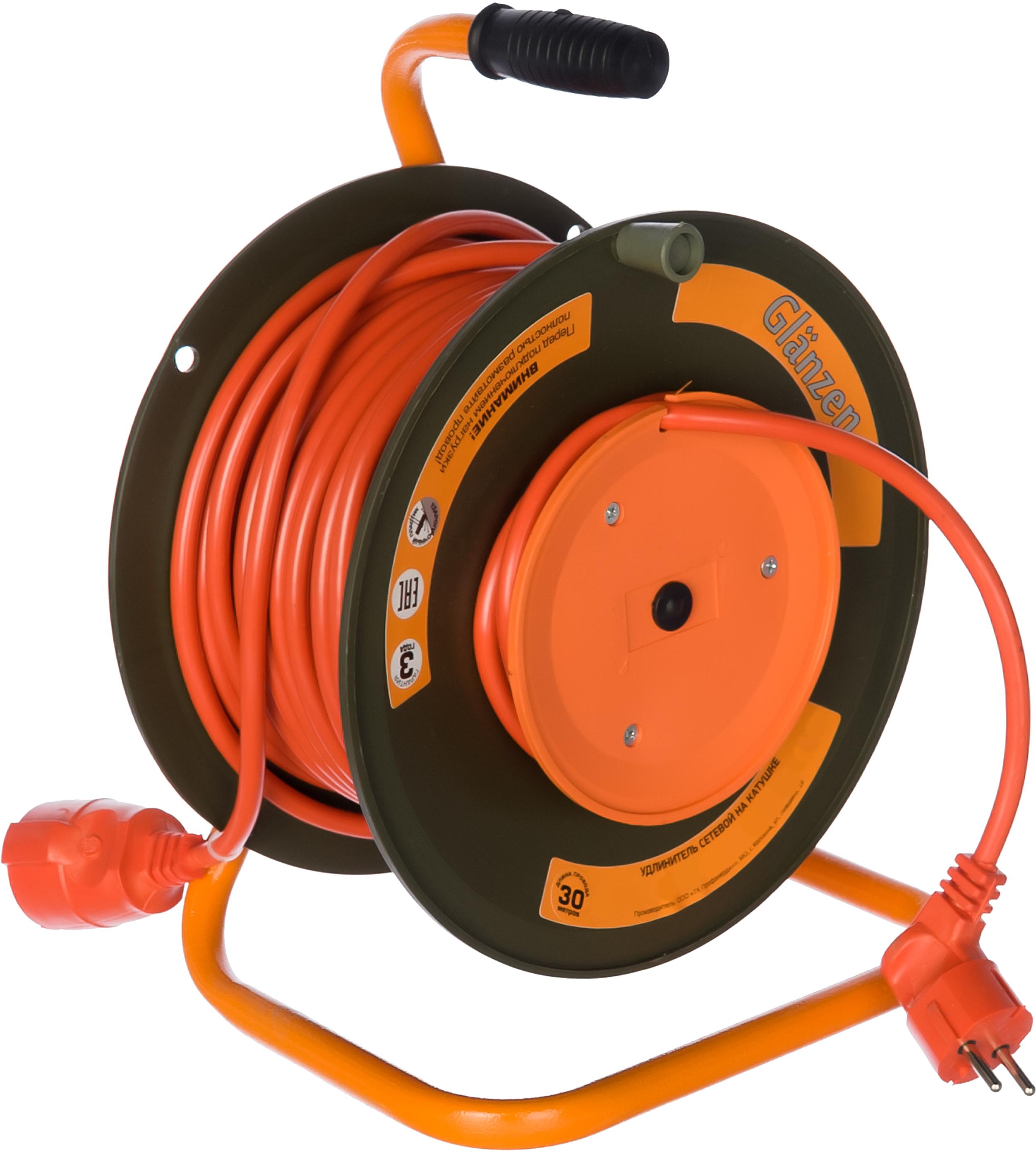 

Удлинитель Glanzen Eb-30-010 ПВС 2х2.5, Оранжевый, Eb-30-010 ПВС 2х2.5