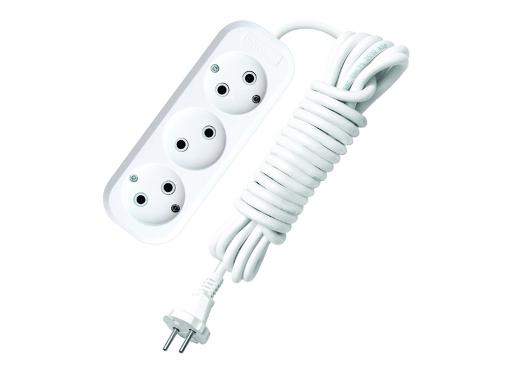 Изображение товара Удлинитель UNIVERSAL Е-203 3 гнезда, 5 м, без заземления, пластиковый корпус