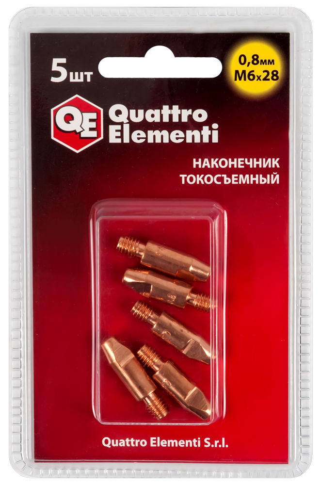 

Наконечник Quattro elementi M6x28, M6x28