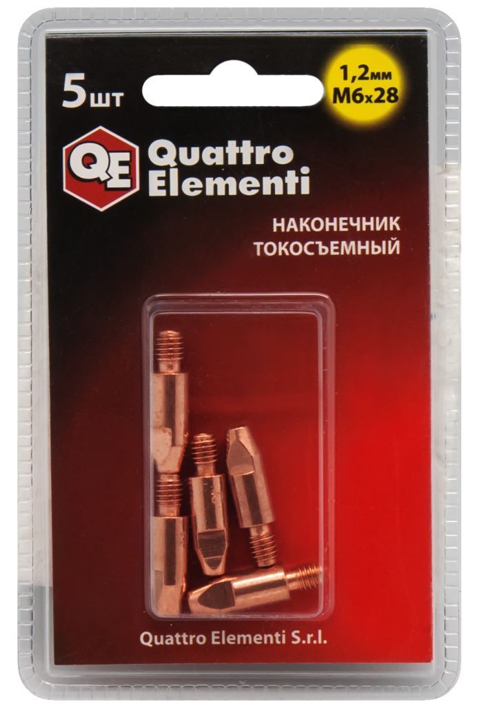 

Наконечник Quattro elementi M6x28, M6x28